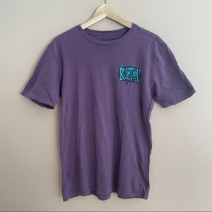 Burton Men’s Retro Logo Crosshill T-Shirt - Dusk Purple - Size Small